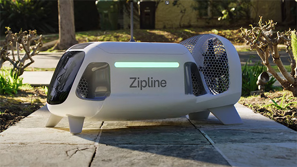 Zipline P2 Zip : le drone de livraison à câble