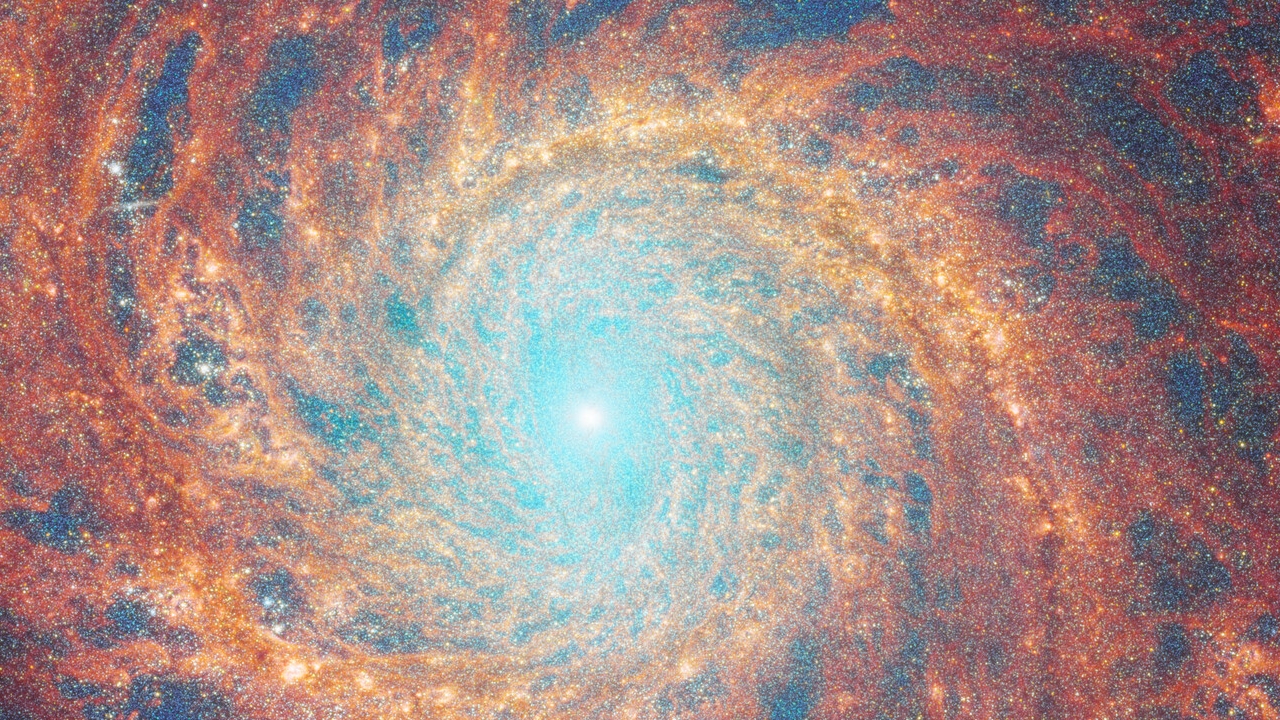 La galaxie M51 est le sujet de la dernière image du télescope spatial ...
