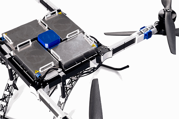 FlyingBasket FB3 : quadricoptère avec charge utile jusqu'à 100 kg batteries