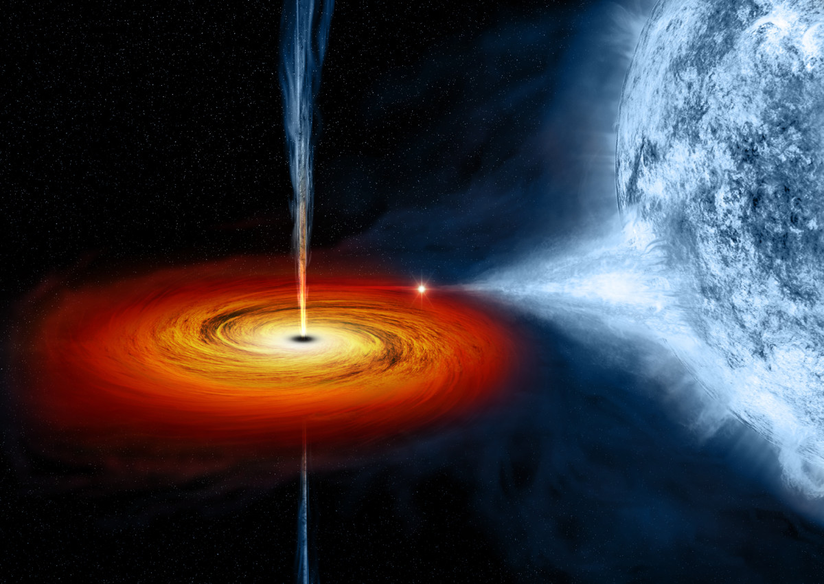 Les trous noirs comme source d'énergie spatiale