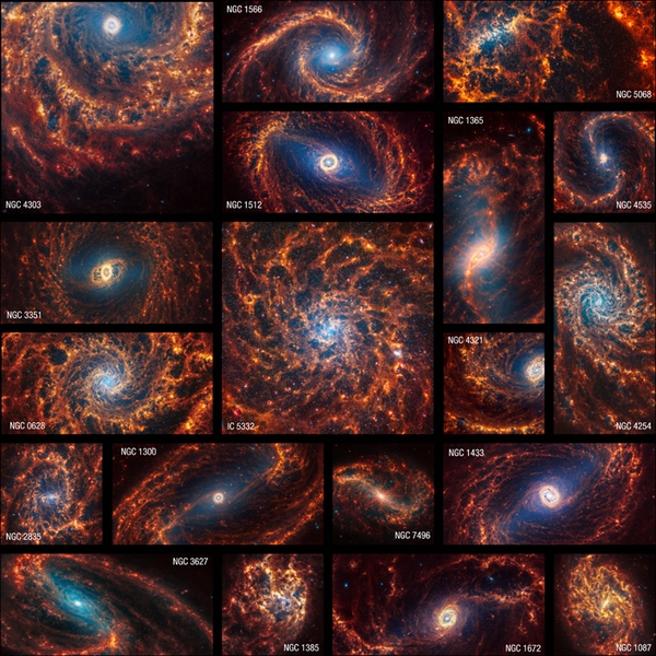 galaxies spirales jwst